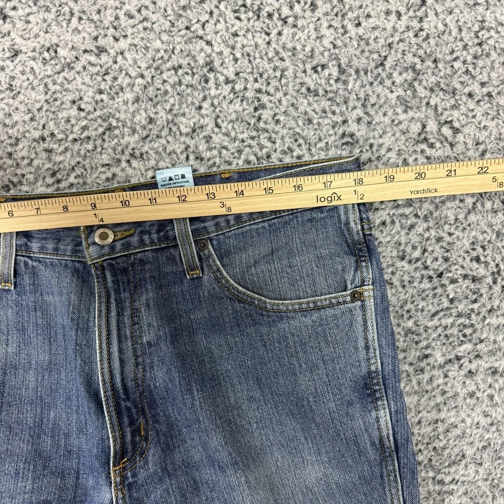 Cinch Jeans Mens 35x34 Blue Denim Straight Leg Medium Wash Western RMCC-3012-C